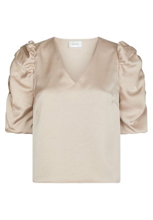 Blusar/Skjortor - Elba heavy sateen blouse  – Champagne