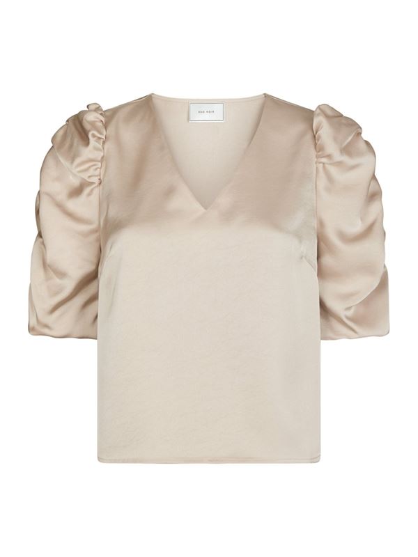 Blusar/Skjortor - Elba heavy sateen blouse  – Champagne