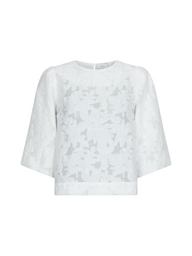 Toppar - Lava Brocade Blouse – Off White