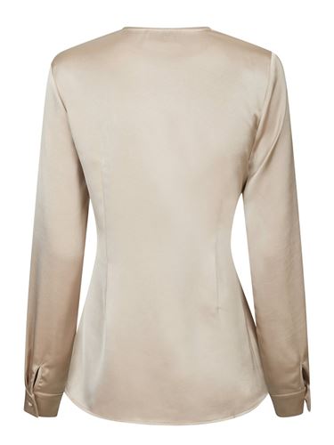 Blusar/Skjortor - Petris heavy sateen blouse – Champagne