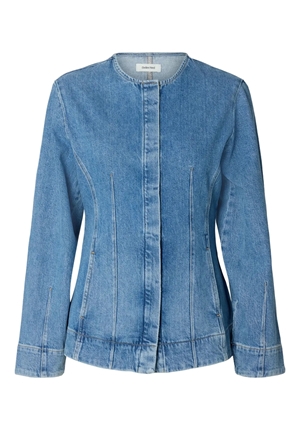 Kavajer/Ytterplagg - Slfregular merle-kori denim jacket – Light blue denim Kavajer/Ytterplagg - Slfregular merle-kori denim jacket – Light blue denim