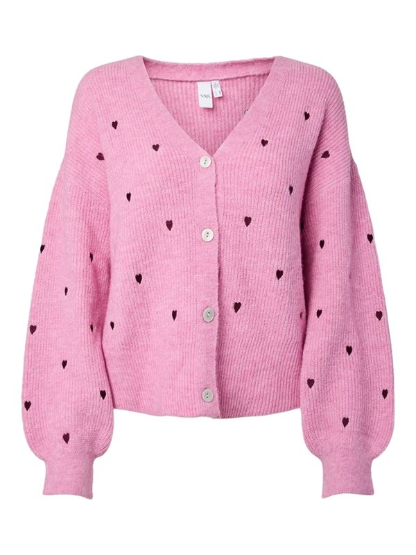 Tröjor/Koftor - Yasfleur knit cardigan – Begonia pink/winetastin