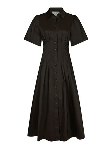 Klänningar - Baia Poplin Dress – Chocolate Brown