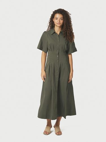 Klänningar - Baia Poplin Dress – Army