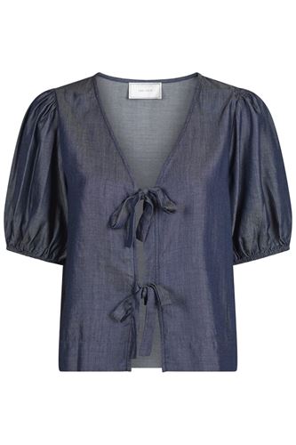 Blusar/Skjortor - Bianca chambray blouse – Dark navy