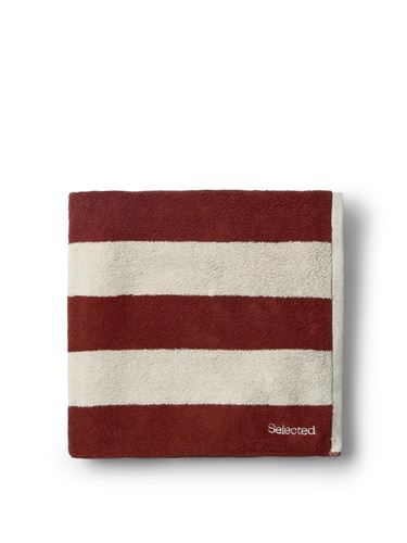 Accessoarer - Slfgio towel – Birch/Stripes