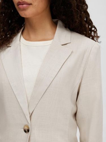 Kavajer/Ytterplagg - Slfviva blazer – sandshell