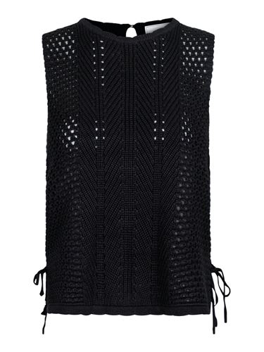 Toppar - Aza crochet knit top – Black