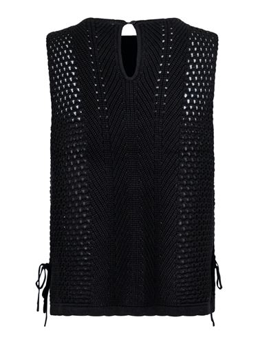 Toppar - Aza crochet knit top – Black