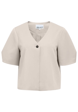 Kavajer/Ytterplagg - Objlisa top – Humus/melange