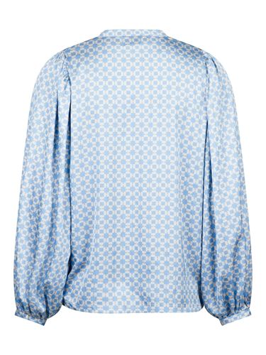 Blusar/Skjortor - Nani square mix blouse – light blue