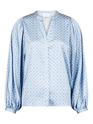Blusar/Skjortor - Nani square mix blouse – light blue