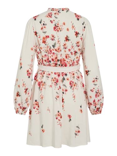 Klänningar - Vielma bai o-neck short dress – Cloud dancer/Bai