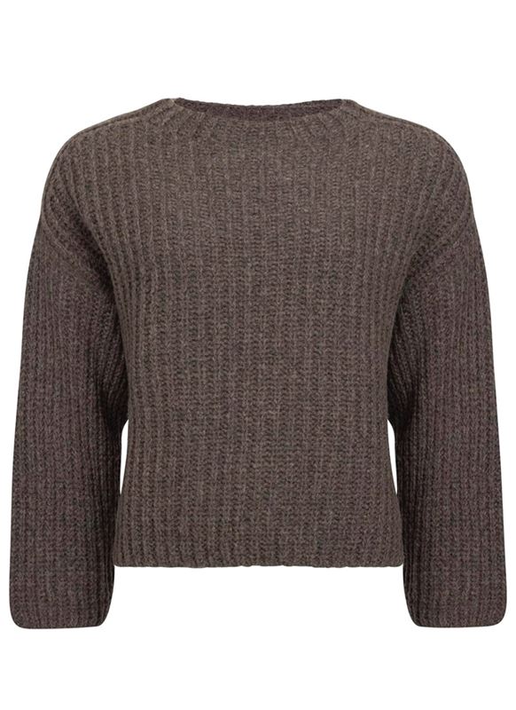 Tröjor/koftor - Cajsa Sweater – Dark Taupe