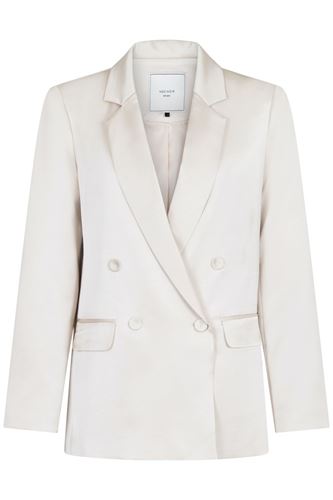 Kavajer/Ytterplagg - Jardin heavy sateen blazer – Ivory