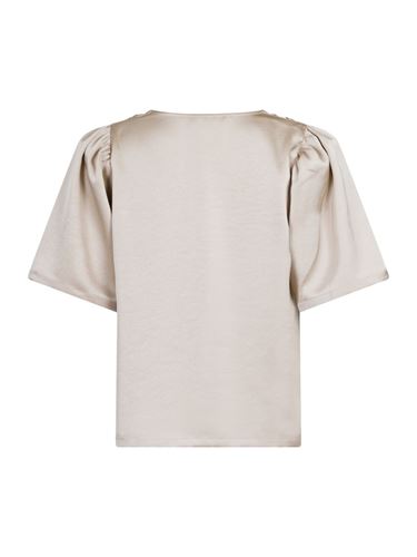 Blusar/Skjortor - Largo heavy sateen blouse – champagne