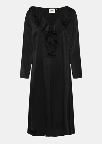 Klänningar - Steff flounce dress – Black