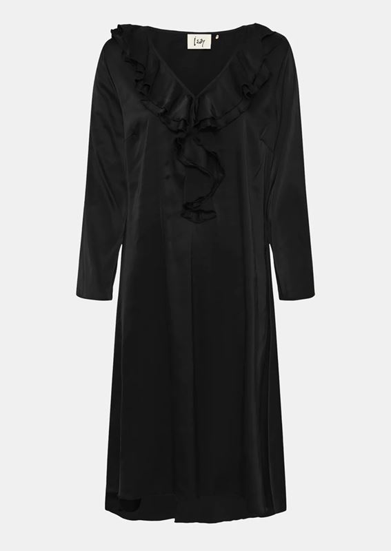 Klänningar - Steff flounce dress – Black