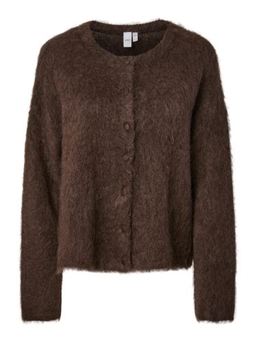 Tröjor/Koftor - Yastilde mohair blend cardigan – Mole/melange