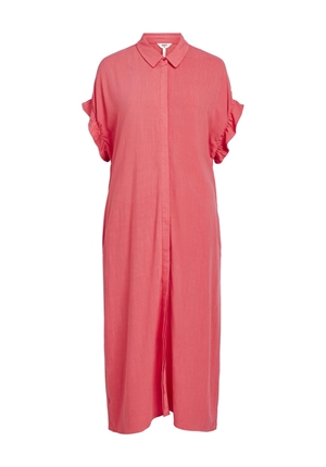 Klänningar - Objsanne tiana dress – Flame scarlet