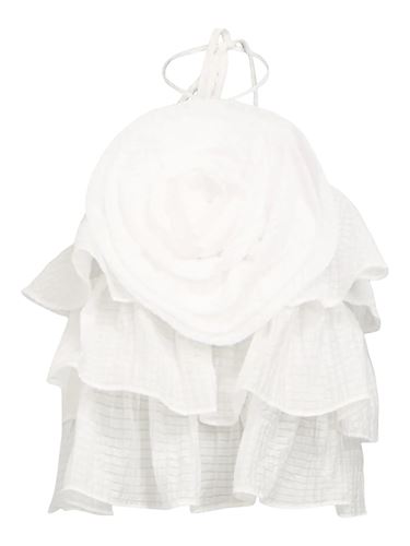 Toppar - Objbritney halterneck singlet – White