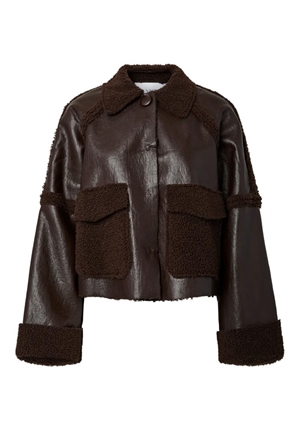 Kavajer/Ytterplagg - Yasfilia jacket – Coffee bean