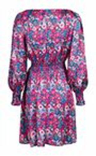 Klänningar - Lecia fall flower dress – pink