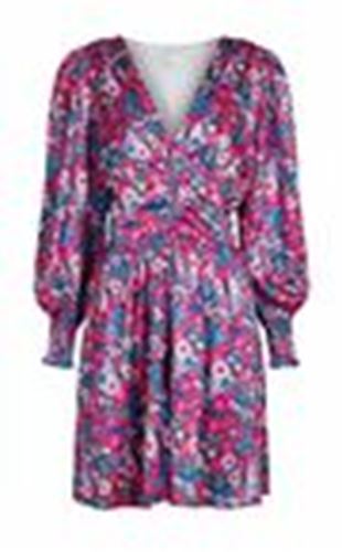 Klänningar - Lecia fall flower dress – pink