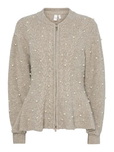 Tröjor/Koftor - Yaspemina LS Knit Cardigan – fungi