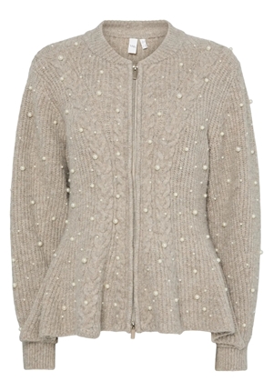 Tröjor/Koftor - Yaspemina LS Knit Cardigan – fungi Tröjor/Koftor - Yaspemina LS Knit Cardigan – fungi