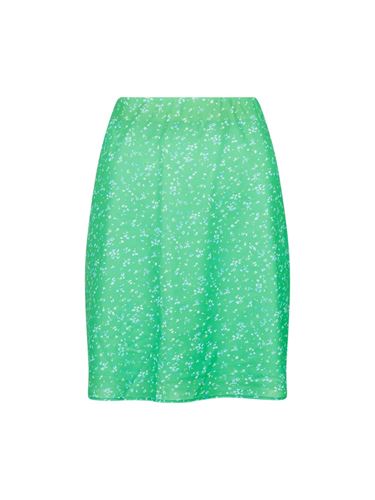 Kjolar - Lunna flower burst skirt – soft green