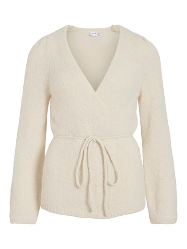 Tröjor/Koftor - Vibows wrap knit cardigan – Cloud dancer