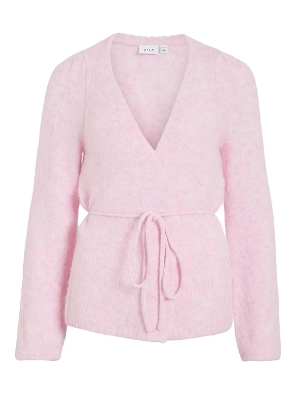 Tröjor/Koftor - Vibows wrap knit cardigan – Cherry blossom