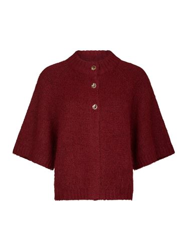 Tröjor/Koftor - Benuta fluffy knit cardigan – Dark red