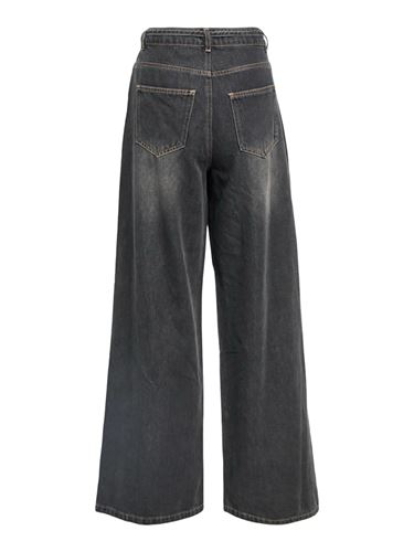 Jeans - Objrosie wide jeans – Medium grey denim