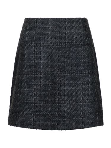 Kjolar - Helmine boucle skirt – black