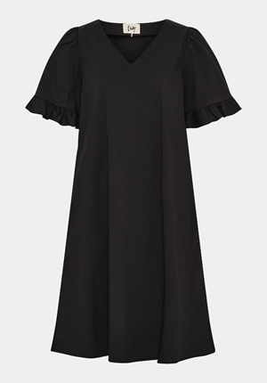 Klänningar/Tunikor - Sigga flounce dress  – Black