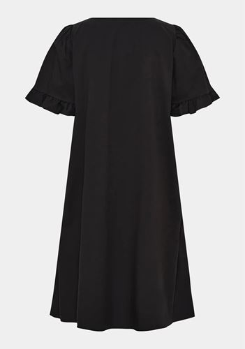 Klänningar/Tunikor - Sigga flounce dress  – Black