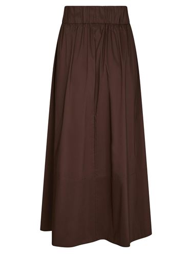 Kjolar - Yara Poplin Skirt – Chocolate Brown