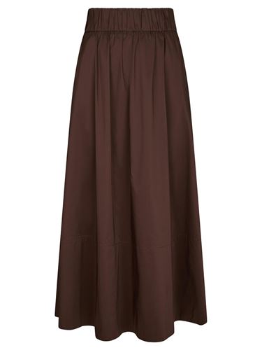 Kjolar - Yara Poplin Skirt – Chocolate Brown