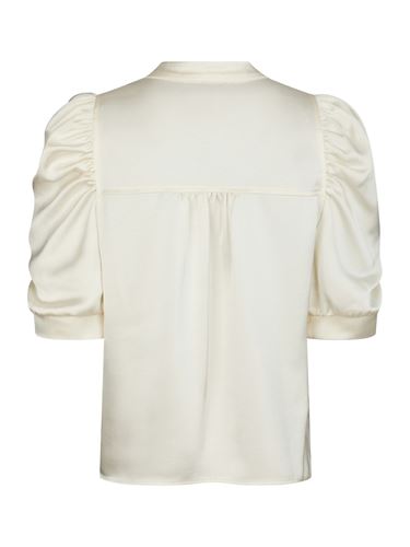 Blusar/Skjortor - Roella Heavy Sateen Blouse – Pearl
