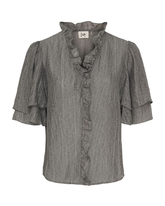 Blusar/skjortor - Harper Blouse – Washed Grey