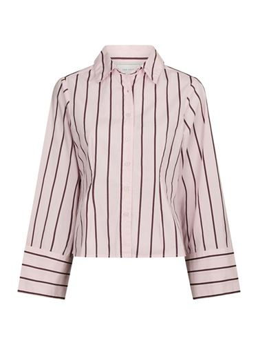 Toppar - Rosa Wide Stripe Shirt – Light Pink