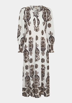 Klänningar/Tunikor - Ane v-neck dress – Summer border print