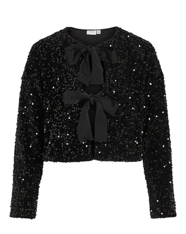 Tröjor/koftor - Viara O-neck Cardigan – Black