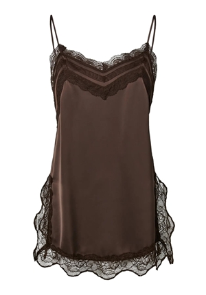 Toppar - Yasfrankie strap top – Chocolate brown Toppar - Yasfrankie strap top – Chocolate brown