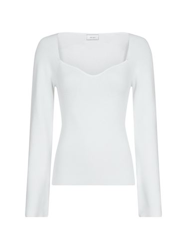 Toppar - Lenora knit blouse – off white
