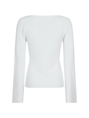 Toppar - Lenora knit blouse – off white