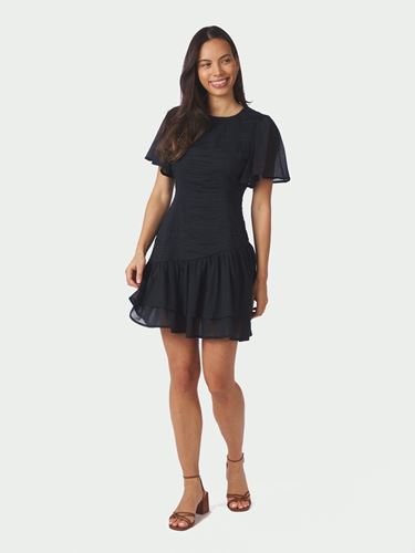 Klänningar - Circle Voile Dress – Navy