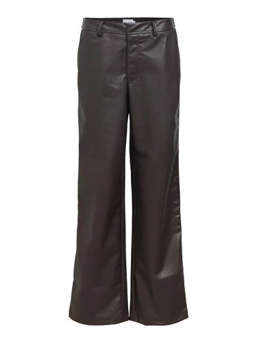 Byxor - Objliva wide pants – Seal brown